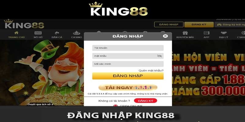 Cách thực hiện đăng nhập king88 không quá phức tạp