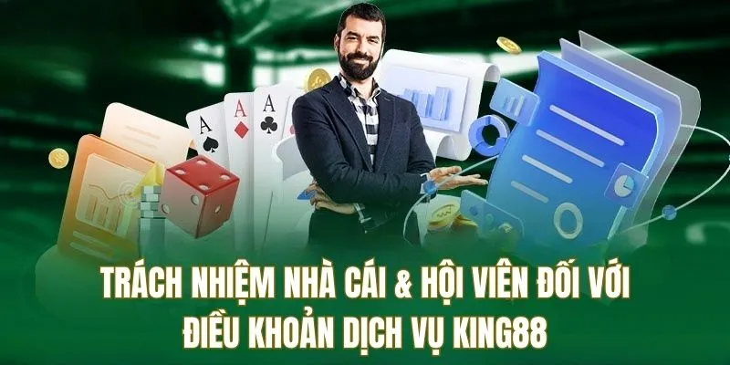 Điều khoản và dịch vụ king88 về nạp rút tiền